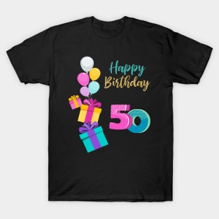 Happy 50th Birthday T-Shirt